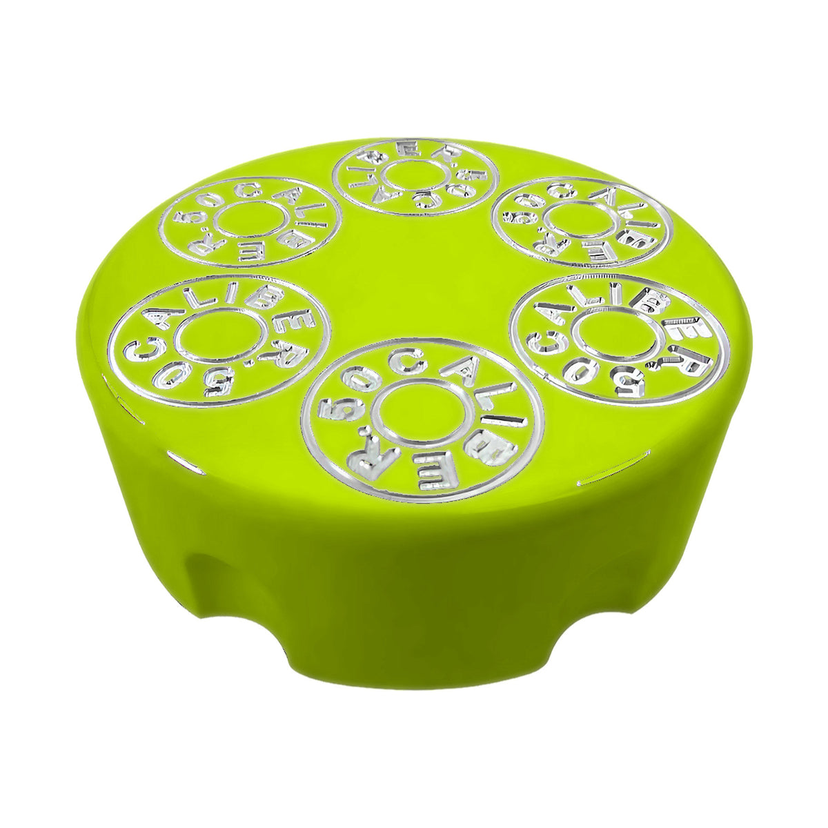 Lime Squeeze | CNC Machined 50 Caliber Racing Six Shooter Gas Cap - Polaris UTV and ATV models LIME SQUEEZE