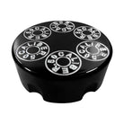 Black | CNC Machined 50 Caliber Racing Six Shooter Gas Cap - Polaris UTV and ATV models Stealth Black