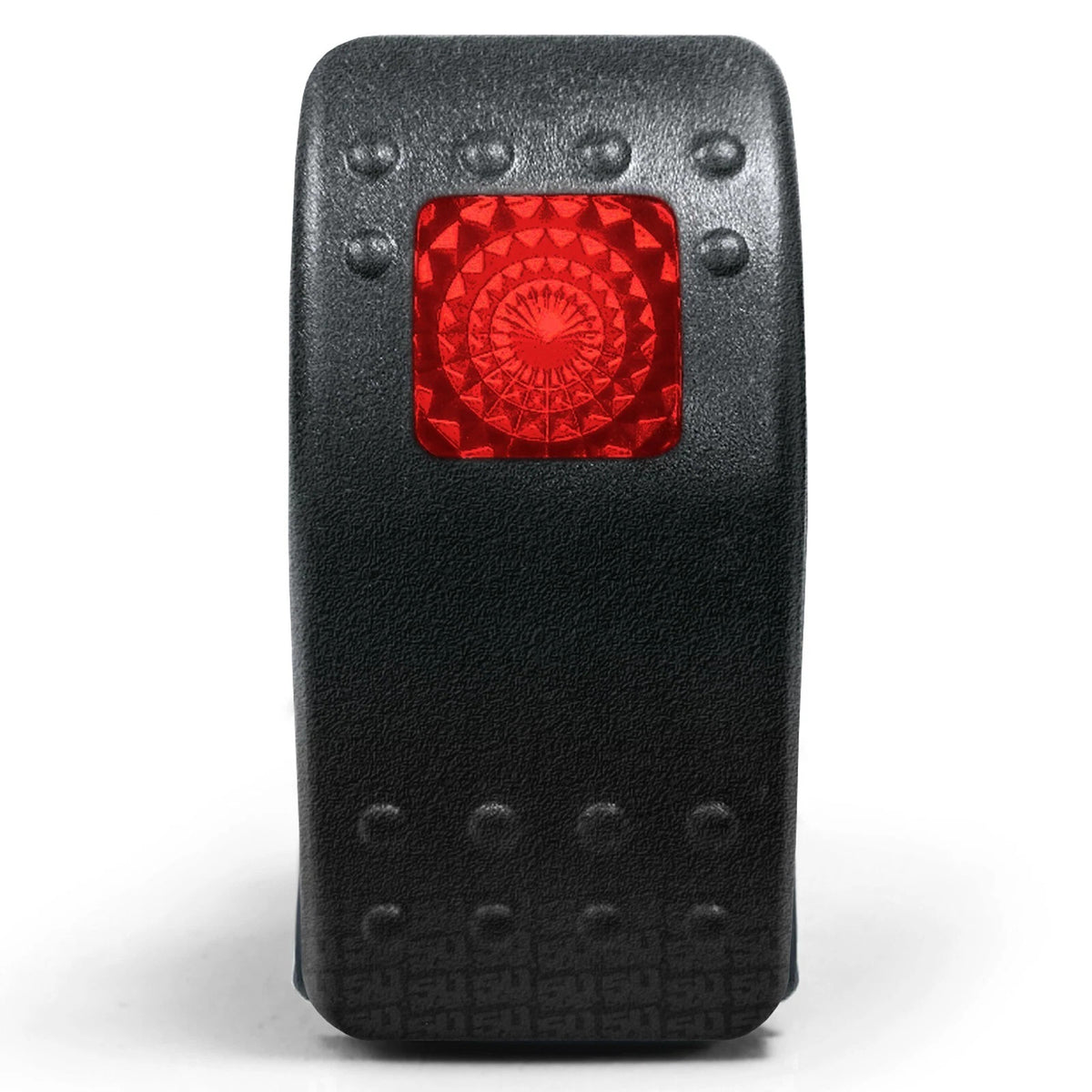 Red | 50 Caliber Racing ON/OFF Waterproof Rocker Switch Red LED Backlight