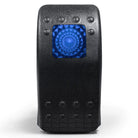 Blue | 50 Caliber Racing ON/OFF Waterproof Rocker Switch Blue LED Backlight
