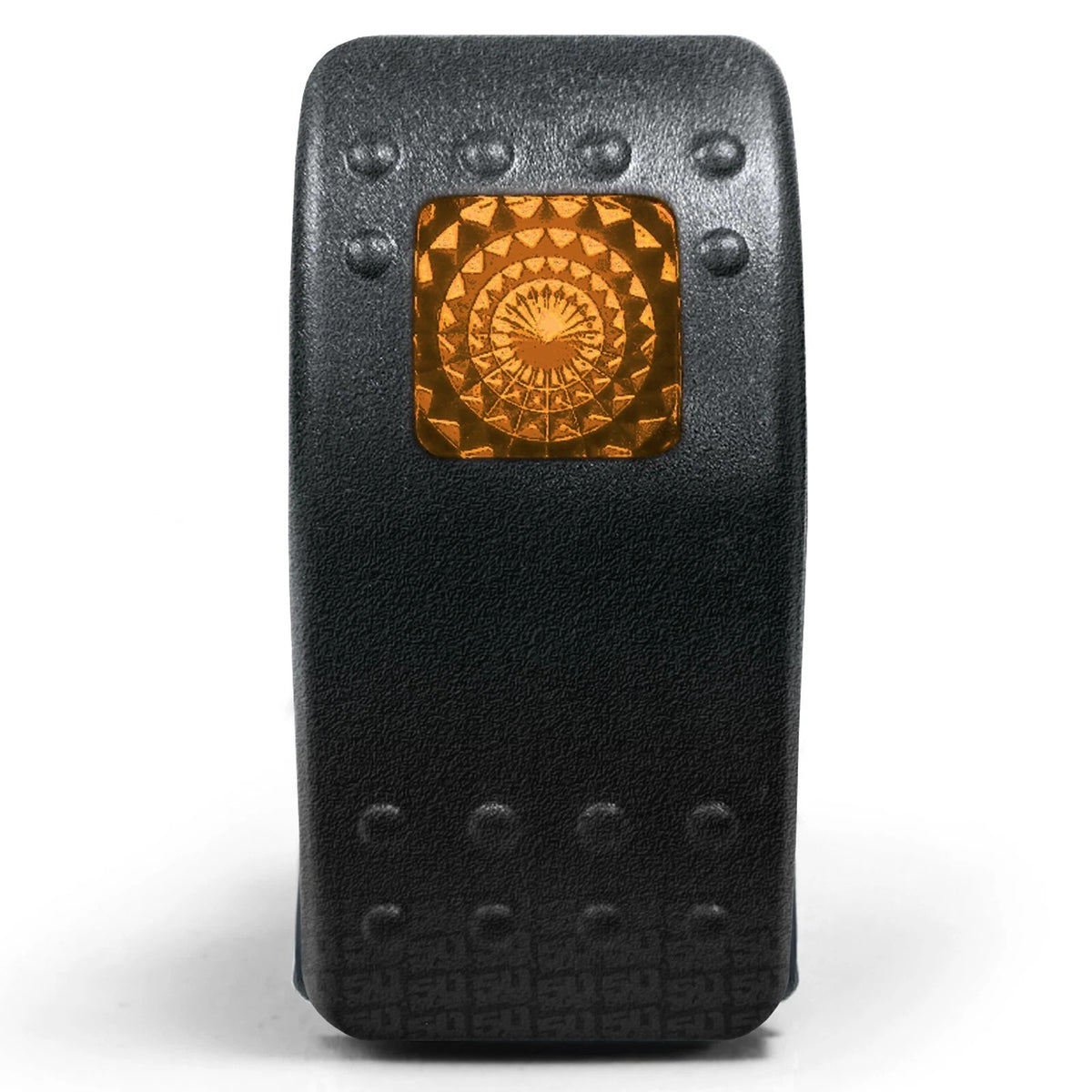 Orange | 50 Caliber Racing ON/OFF Waterproof Rocker Switch Orange LED Backlight
