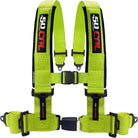 Fluorescent Green | Flourescent Green | Flourescent Yellow | Flourescent Green | 50 Caliber Racing Pro Series 4-point UTV harness with Quick Lock push-button buckle in Fluorescent Yellow