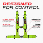 Fluorescent Green | Flourescent Green | Flourescent Yellow | Flourescent Green | Fluorescent Yellow 50 Caliber Racing Pro Series UTV harness. Designed for control.