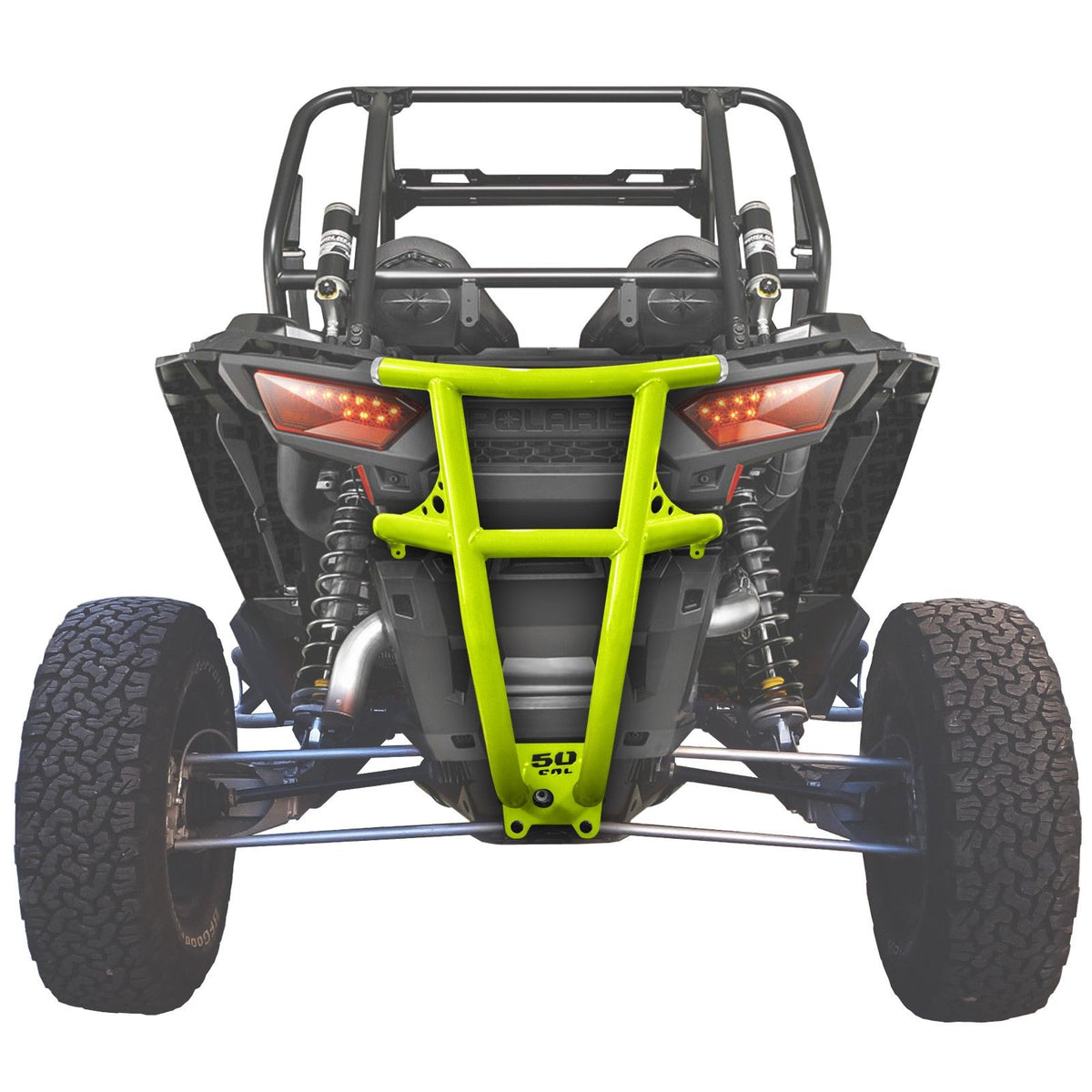 Lime Squeeze | Custom Tubular Rear Bumper for Polaris RZR XP1000 Available in Powdercoat Red, Black, Blue, Lime, Orange  and White
