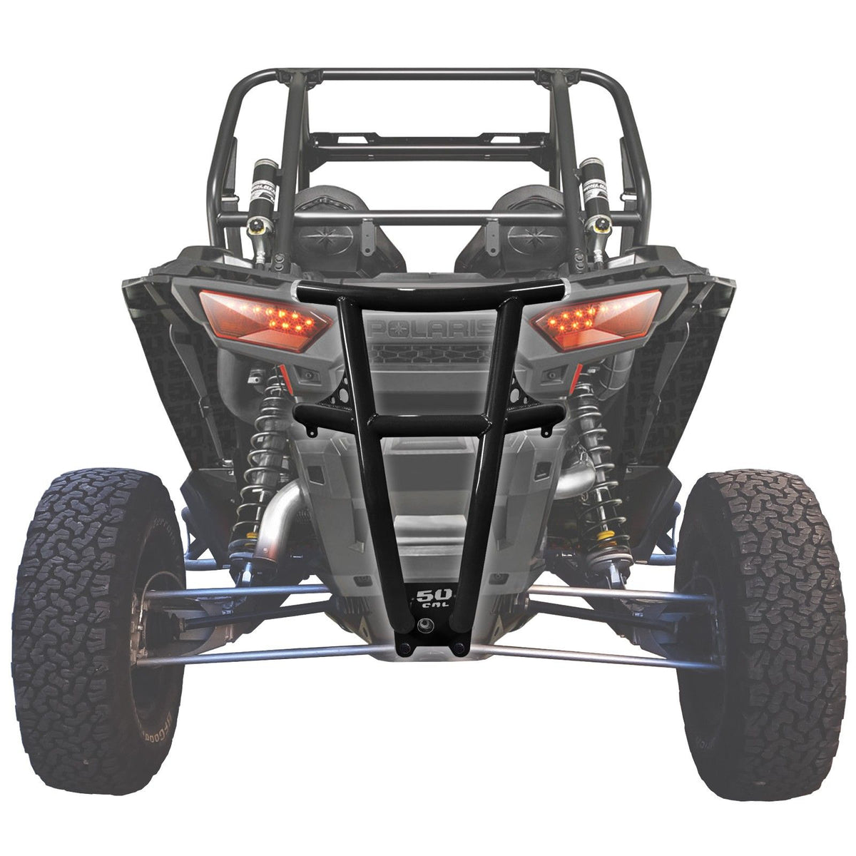 Black | Custom Tubular Rear Bumper for Polaris RZR XP1000 Available in Powdercoat Red, Black, Blue, Lime, Orange  and White