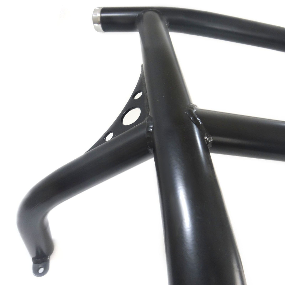 Black | Custom Tubular Rear Bumper for Polaris RZR XP1000 Available in Powdercoat Red, Black, Blue, Lime, Orange  and White