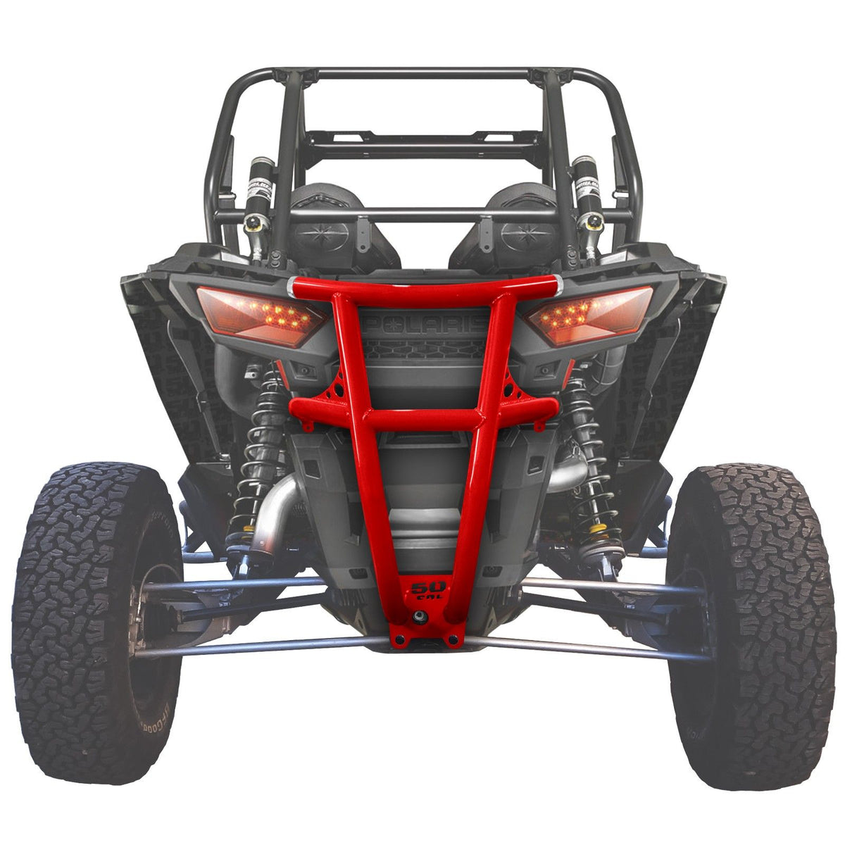 Red | Custom Tubular Rear Bumper for Polaris RZR XP1000 Available in Powdercoat Red, Black, Blue, Lime, Orange  and White