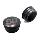 Tubing End Caps - 1.25 Inch - Pack of 10 | 50 Caliber Black Plastic Roll Cage / Bumper End Cap Pipe Plugs - Pack of 10