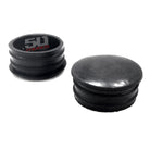 Tubing End Caps - 1.25 Inch - Pack of 10 | 50 Caliber Black Plastic Roll Cage / Bumper End Cap Pipe Plugs - Pack of 10