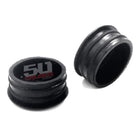 Tubing End Caps - 1.25 Inch - Pack of 10 | 50 Caliber Black Plastic Roll Cage / Bumper End Cap Pipe Plugs - Pack of 10