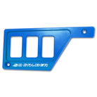 Voodoo Blue | 50 Caliber Racing Left Dash Panel with 3 Additional Switch Locations