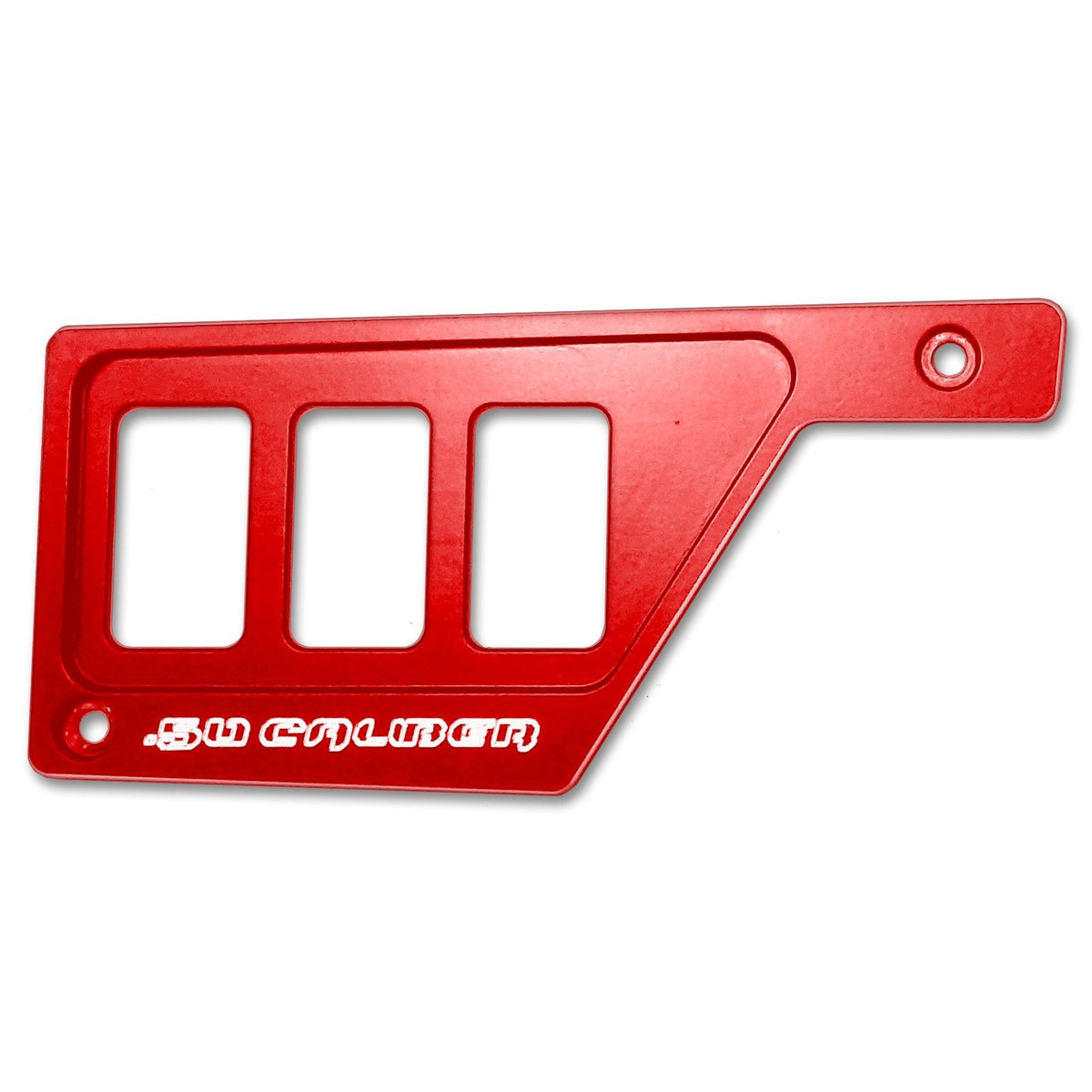 Red | 50 Caliber Racing Left Dash Panel with 3 Additional Switch Locations