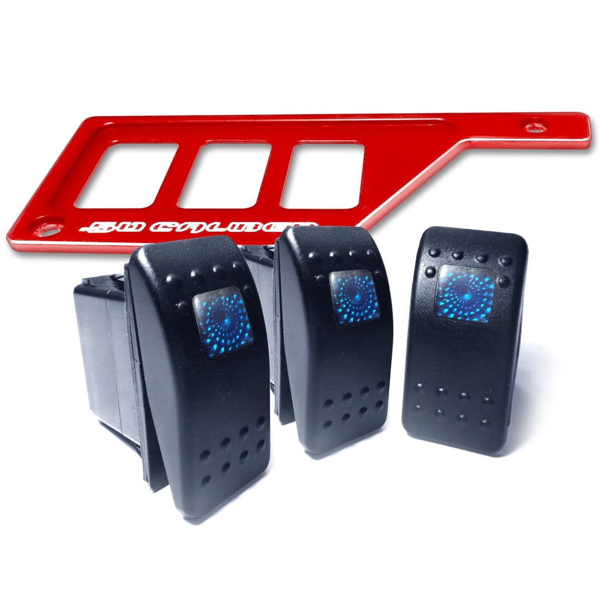 3 Switch Left Dash Switch Panel for RZR XP1000 | 50 Caliber Racing Left Dash Panel with 3 Additional Switch Locations