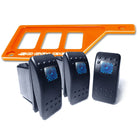 Orange | 50 Caliber Racing Left Dash Panel with 3 Additional Switch Locations