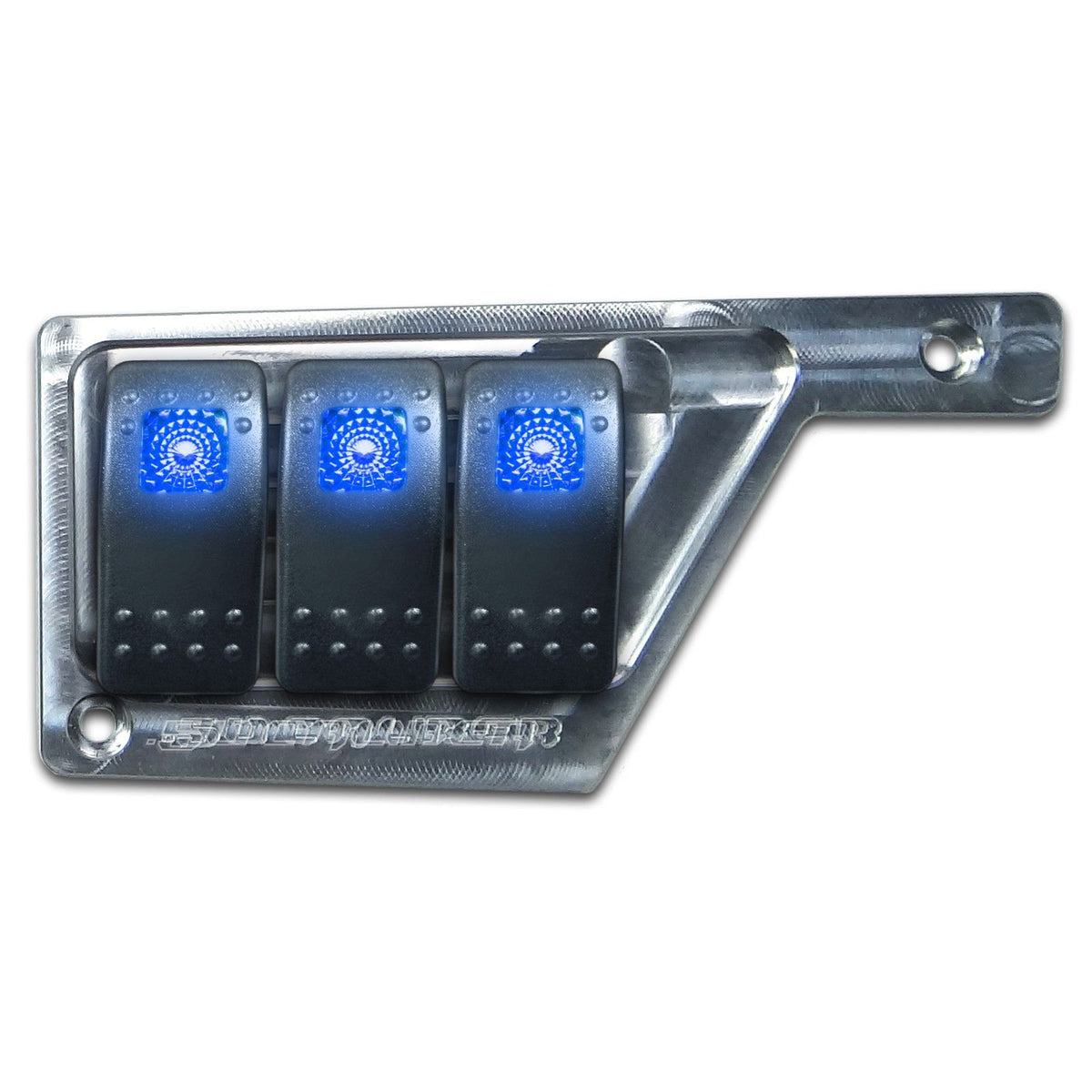 3 Switch Left Dash Switch Panel for RZR XP1000 | 50 Caliber Racing Left Dash Panel with 3 Additional Switch Locations