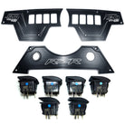 Black | RZR Billet Dash Switch Panel Kit 8 Hole