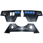 Black | RZR Billet Dash Switch Panel Kit 8 Hole
