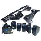Black | RZR Billet Dash Switch Panel Kit 8 Hole
