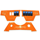 Orange | RZR Billet Dash Switch Panel Kit 8 Hole