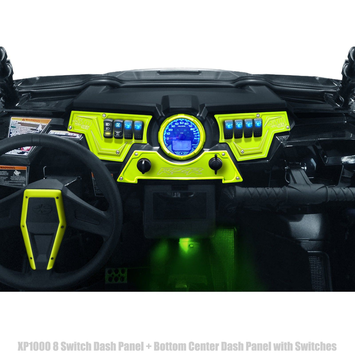 RZR Billet Dash Switch Panel Kit 8 Hole