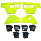 Lime Squeeze | RZR Billet Dash Switch Panel Kit 8 Hole
