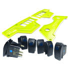 Lime Squeeze | RZR Billet Dash Switch Panel Kit 8 Hole