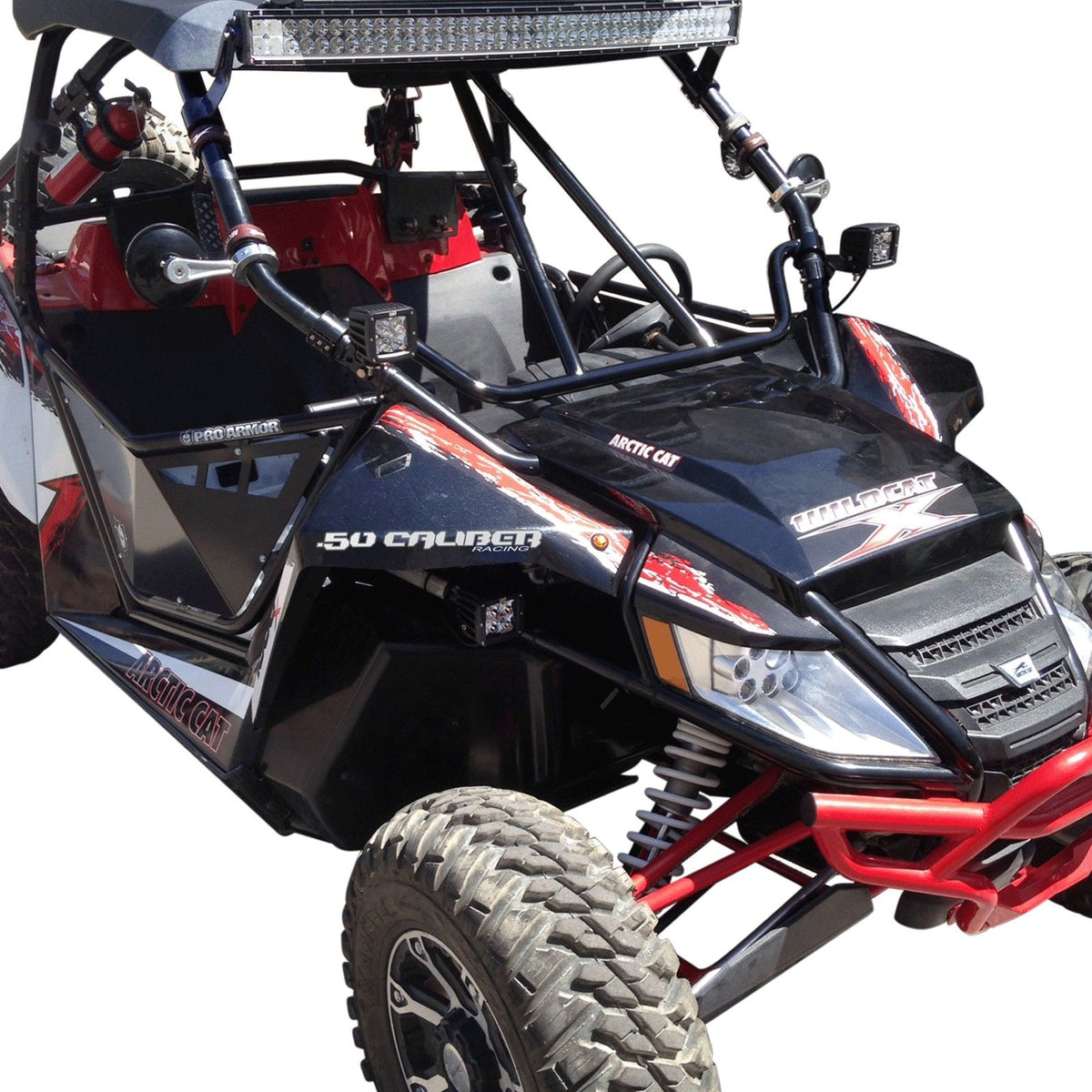Dash Intrusion V- Bar for Arctic Cat Wildcat | Clamp-on Dash Intrusion V- Bar for Arctic Cat Wildcat