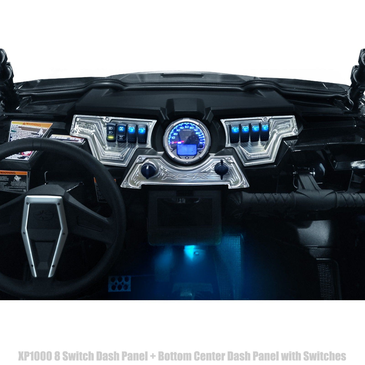 RZR Billet Dash Switch Panel Kit 8 Hole