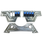 Raw Silver | RZR Billet Dash Switch Panel Kit 8 Hole
