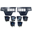 Black | RZR Billet Dash Switch Panel Kit 8 Hole