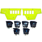 Lime Squeeze | RZR Billet Dash Switch Panel Kit 8 Hole