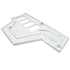 White | RZR Billet Dash Switch Panel Kit 8 Hole