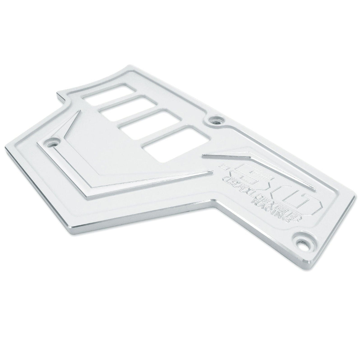 White | RZR Billet Dash Switch Panel Kit 8 Hole