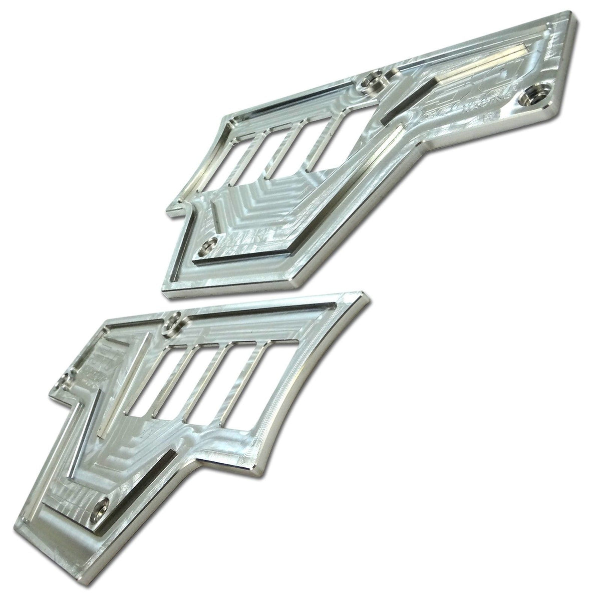 Raw Silver | RZR Billet Dash Switch Panel Kit 8 Hole