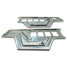 Raw Silver | RZR Billet Dash Switch Panel Kit 8 Hole