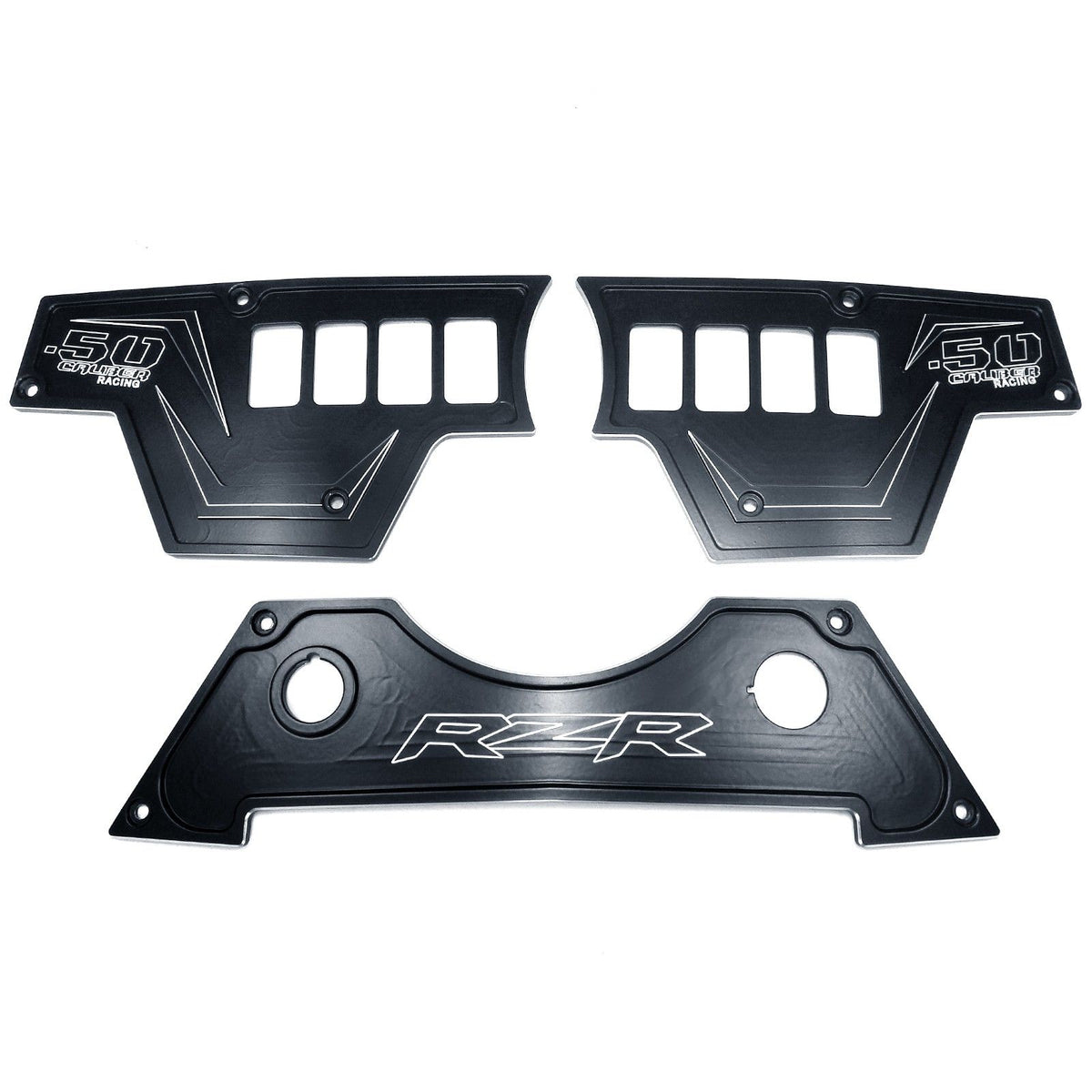Black | RZR Billet Dash Switch Panel Kit 8 Hole