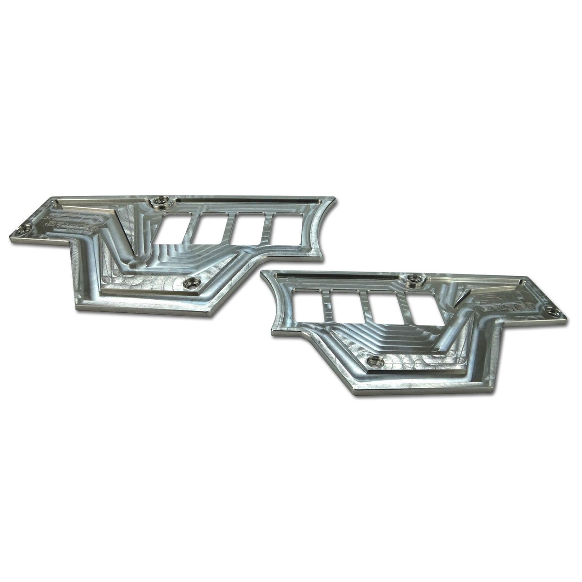 Raw Silver | RZR Billet Dash Switch Panel Kit 8 Hole