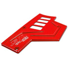 Red | RZR Billet Dash Switch Panel Kit 8 Hole