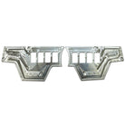 Raw Silver | RZR Billet Dash Switch Panel Kit 8 Hole