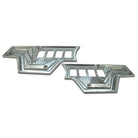 Raw Silver | RZR Billet Dash Switch Panel Kit 8 Hole