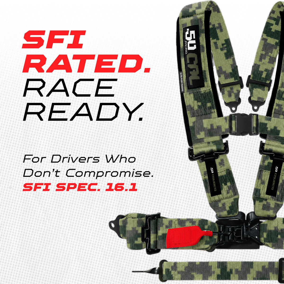 Digital Camo | SFI 16.1 5 Point Harness Race Series