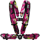 Checkered Chaos Pink | 50 Cal 4-Point UTV Harness Elite Camlock