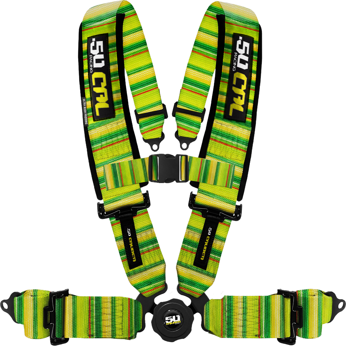 Sarape Havoc Lime | 50 Cal 4-Point UTV Harness Elite Camlock