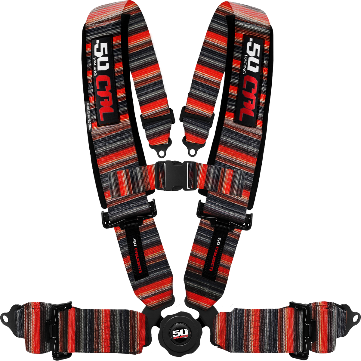 Sarape Rojo Bandito | 50 Cal 4-Point UTV Harness Elite Camlock