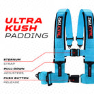 Electric Blue | 4 Point UTV Harness Pro Series Quick Lock