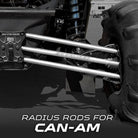 Raw Silver | Heavy Duty Billet Radius Rods - Can-Am Maverick X3