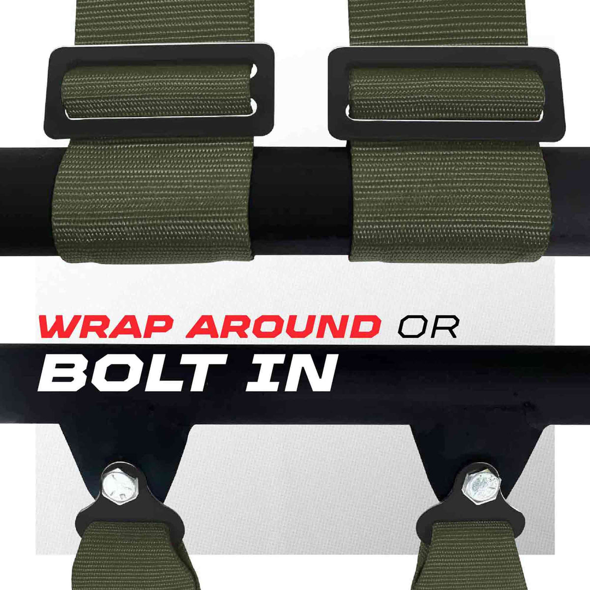 Recon Green | 4 Point UTV Harness Elite Series Race Latch