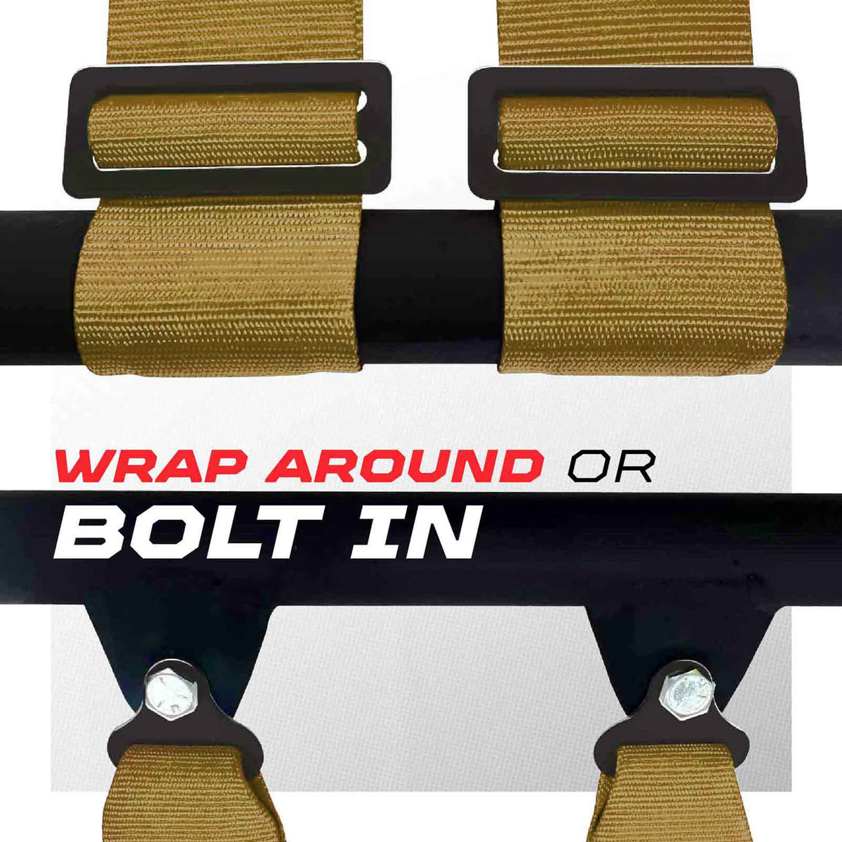 Baja Gold | 4 Point UTV Harness Elite Series Race Latch