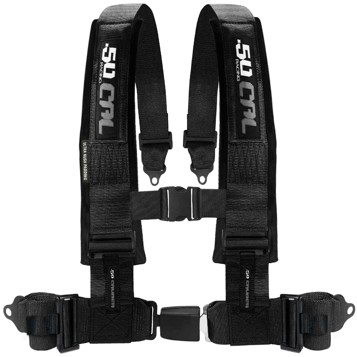 Stealth Black | 4 Point UTV Harness Elite Series Quick Lock