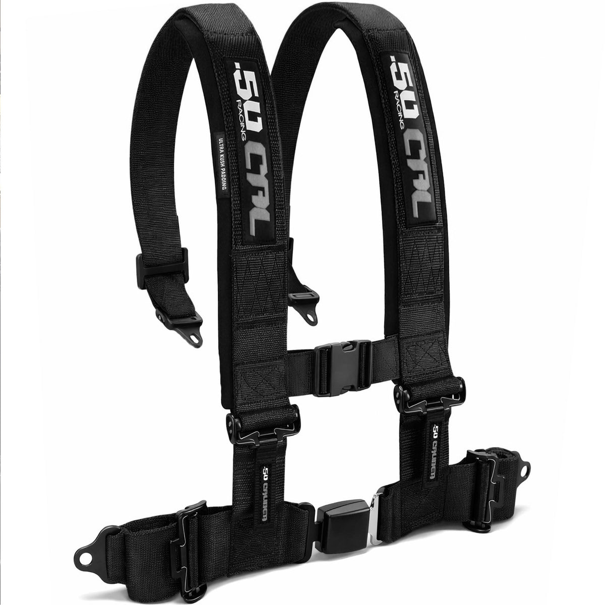 Stealth Black | 4 Point UTV Harness Elite Series Quick Lock